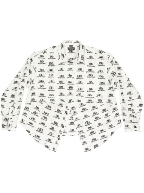 logo-print shirt by BALENCIAGA