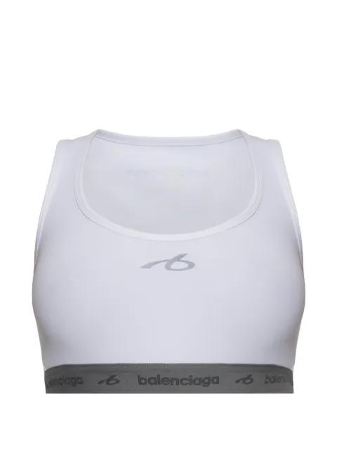 logo-print sports bra by BALENCIAGA