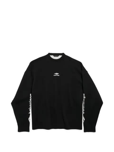 logo-print sweatshirt by BALENCIAGA