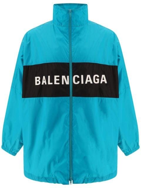 logo-print windbreaker by BALENCIAGA