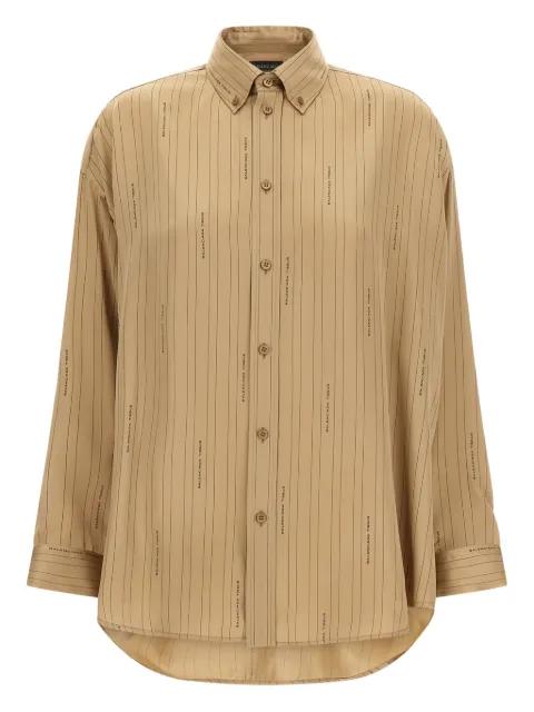 logo-striped shirt by BALENCIAGA