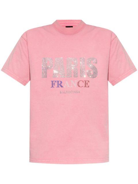 logo-studded T-shirt by BALENCIAGA