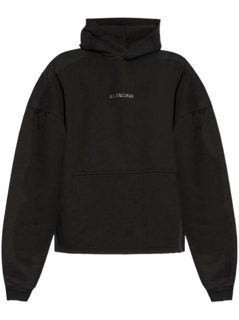 logo-studded hoodie by BALENCIAGA