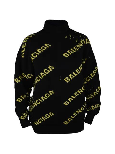 logo turtleneck sweater by BALENCIAGA