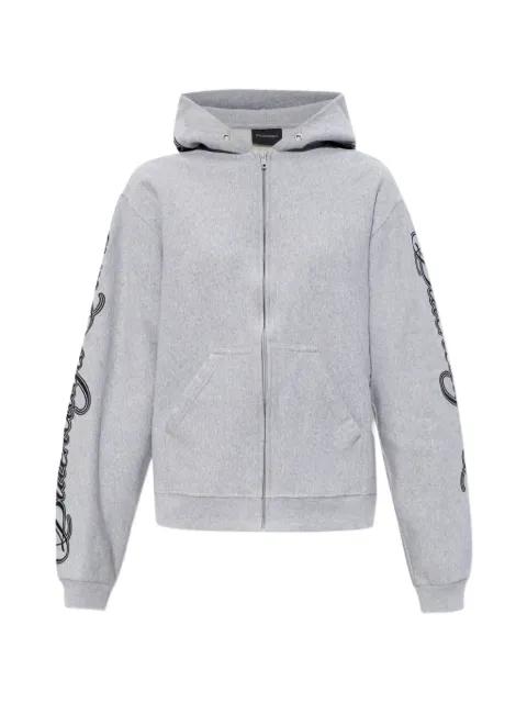 logo zip-up hoodie by BALENCIAGA