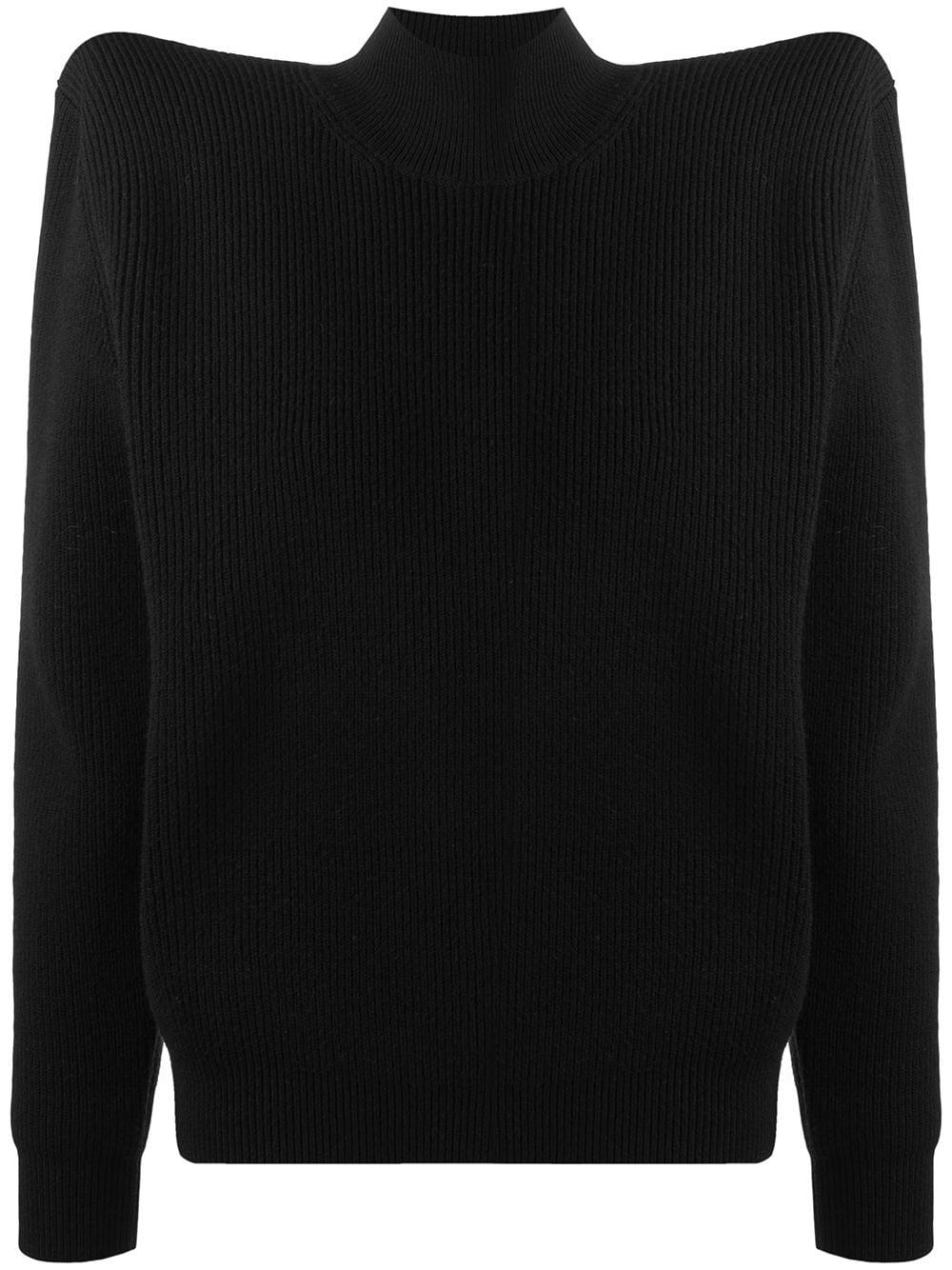 long-sleeve wide shoulder jumper by BALENCIAGA