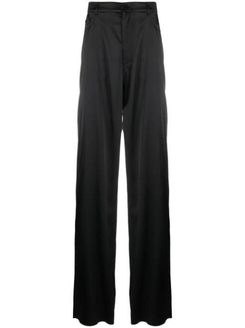 loose-cut stretch-satin trousers by BALENCIAGA