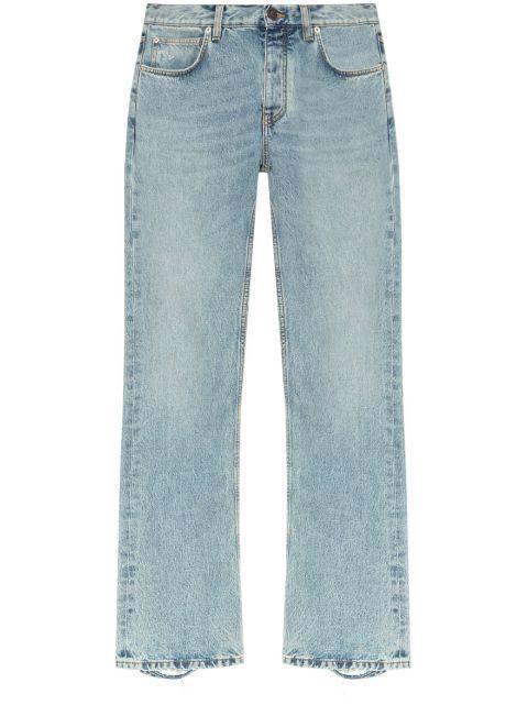 low-rise straight-leg jeans by BALENCIAGA