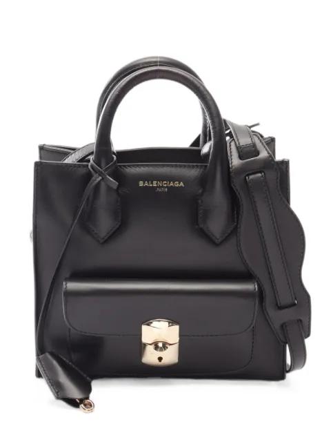 mini All Afternoon leather tote bag by BALENCIAGA 