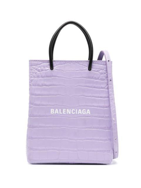 mini Shopping leather tote bag by BALENCIAGA