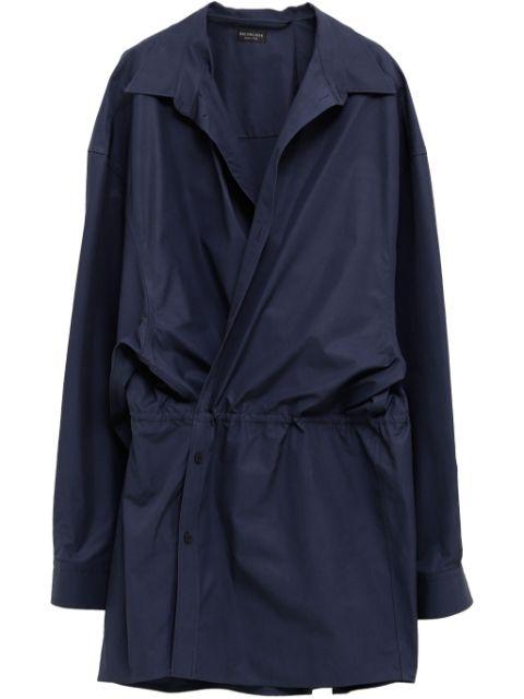 mock-neck oversized mini dress by BALENCIAGA