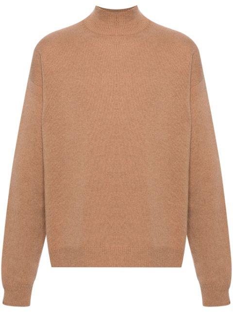 mock-neck ribbed jumper by BALENCIAGA