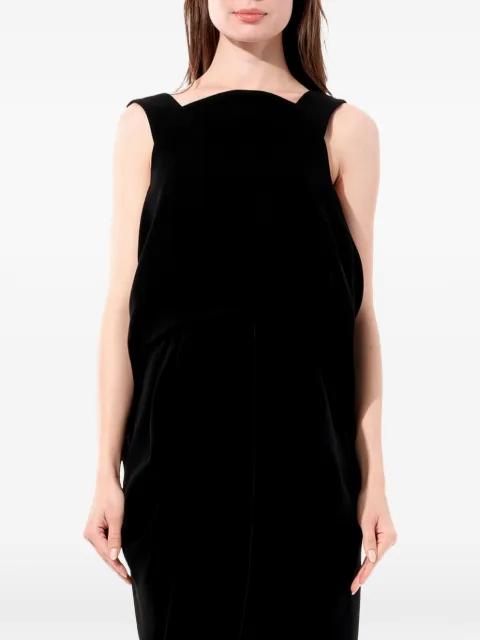 open-back draped dress by BALENCIAGA