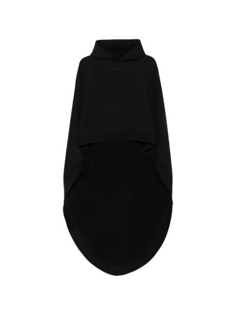 oversized asymmetric hoodied cape by BALENCIAGA