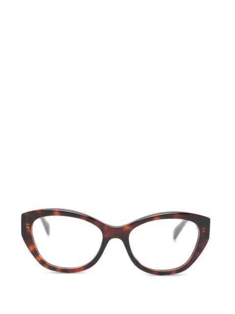 patterned cat-eye frames glasses by BALENCIAGA