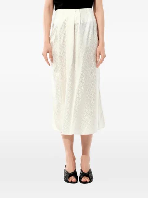 pleated satin skirt by BALENCIAGA
