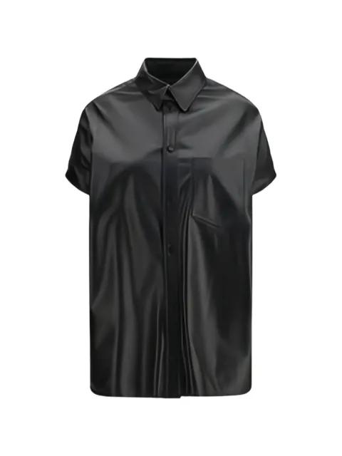 pocket mini shirt dress by BALENCIAGA