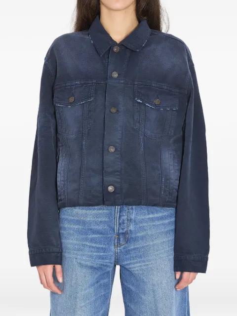 pointed-collar denim jacket by BALENCIAGA