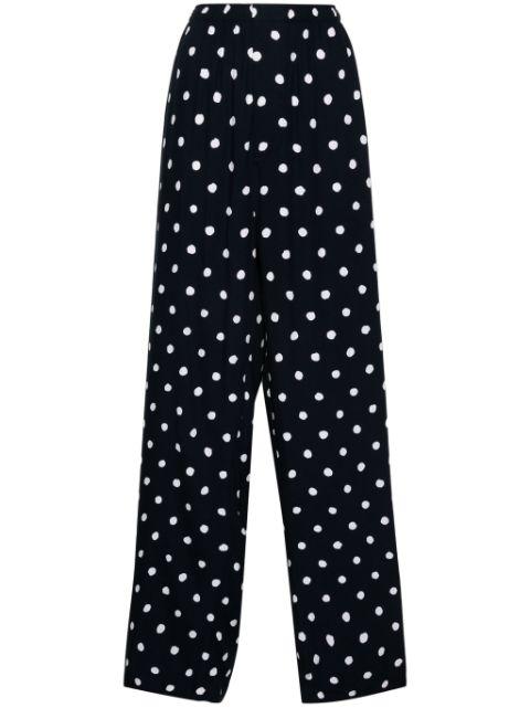 polka-dot straight-leg trousers by BALENCIAGA