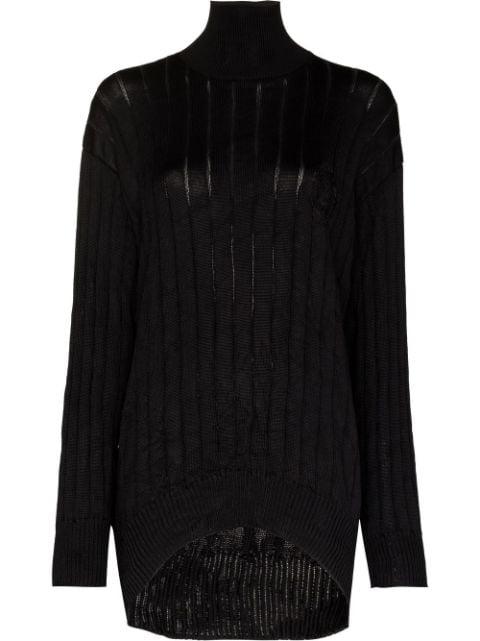 rib-knit jumper by BALENCIAGA