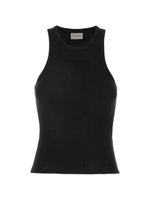 ribbed-knit racer-back top by BALENCIAGA