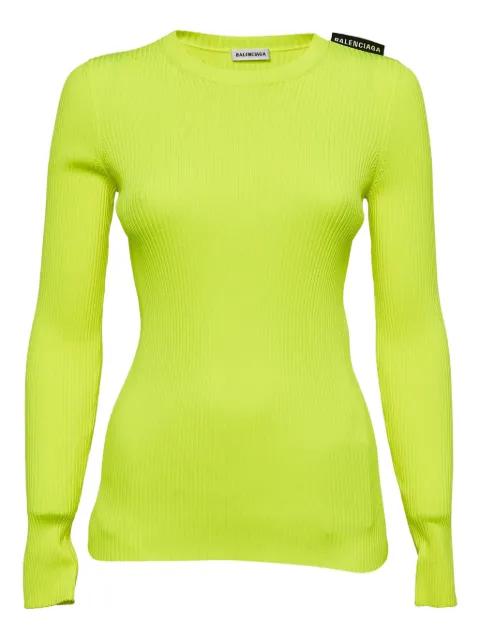ribbed long-sleeved sweater by BALENCIAGA 