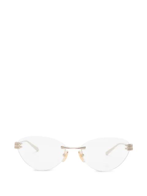rimless glasses by BALENCIAGA
