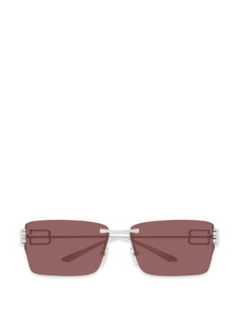rimless logo-detail sunglasses by BALENCIAGA