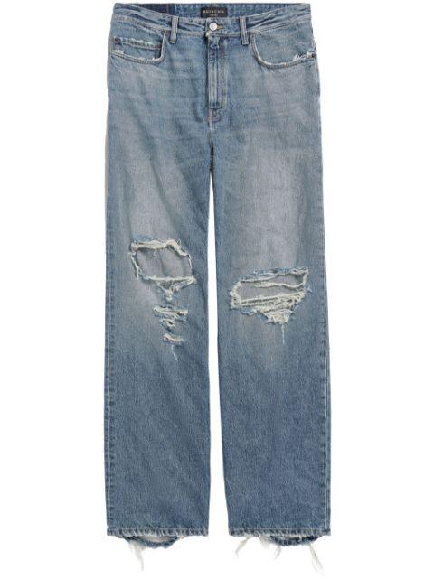 ripped straight-leg jeans by BALENCIAGA