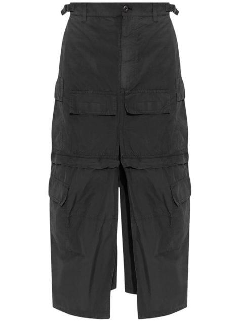 ripstop maxi cargo skirt by BALENCIAGA