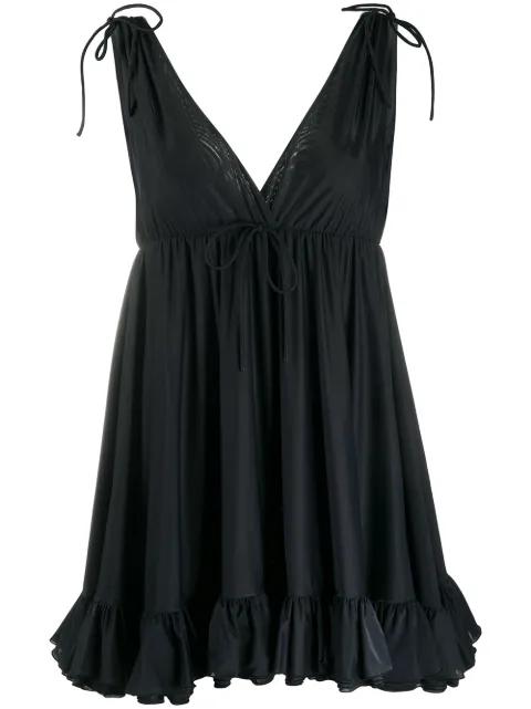 ruffle hem top by BALENCIAGA