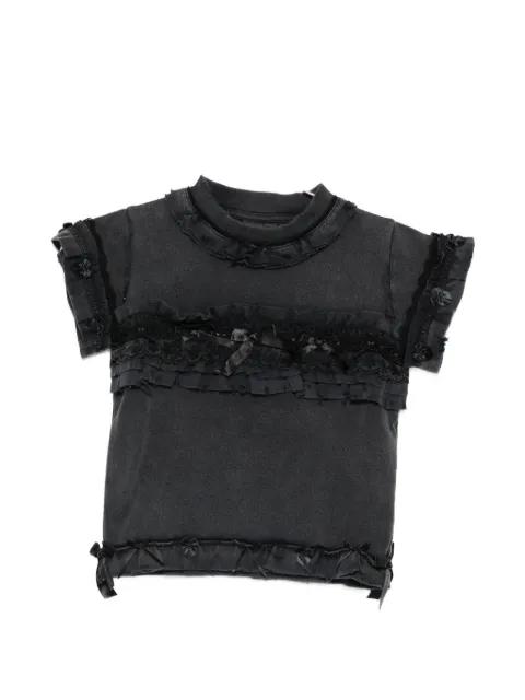 ruffled cotton top by BALENCIAGA