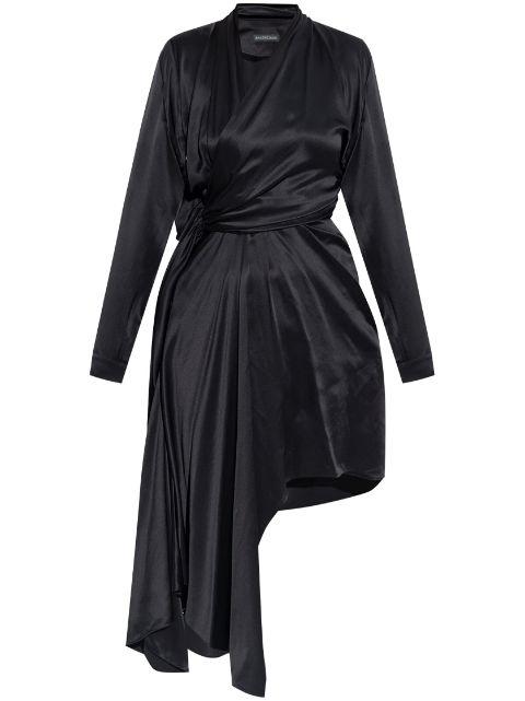 silk midi dress by BALENCIAGA