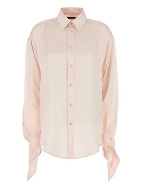 silk ruffled shirt by BALENCIAGA