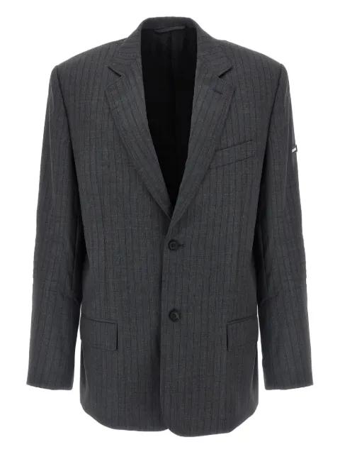single-breasted pinstripe blazer by BALENCIAGA