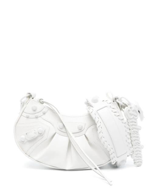 small Le Cagole leather shoulder bag by BALENCIAGA