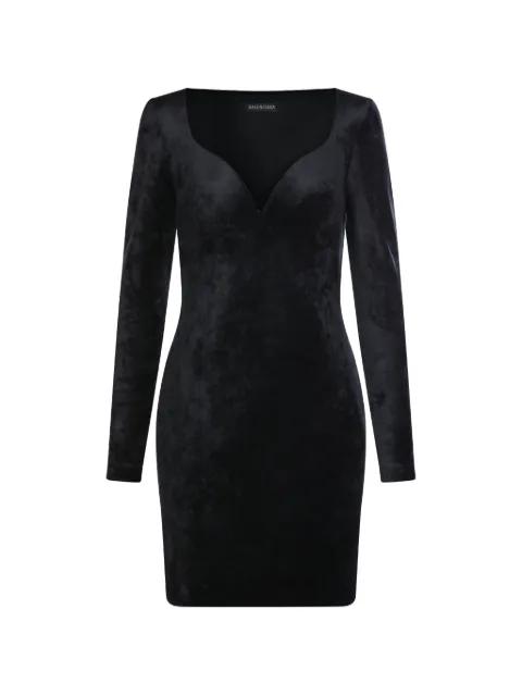 sweetheart-neck dress by BALENCIAGA