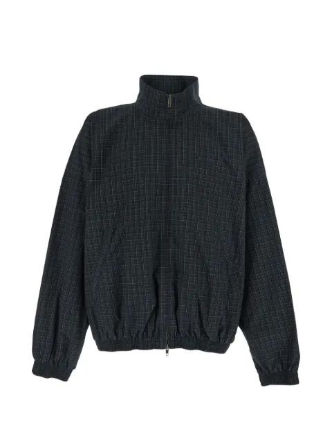 tartan embroidered jacket by BALENCIAGA
