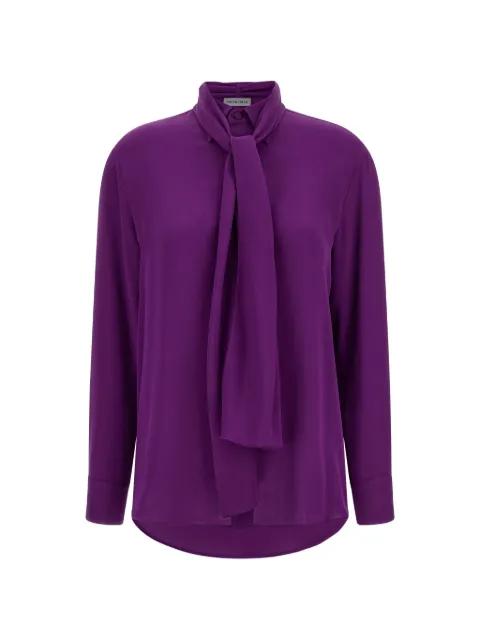 tie-neck silk shirt by BALENCIAGA