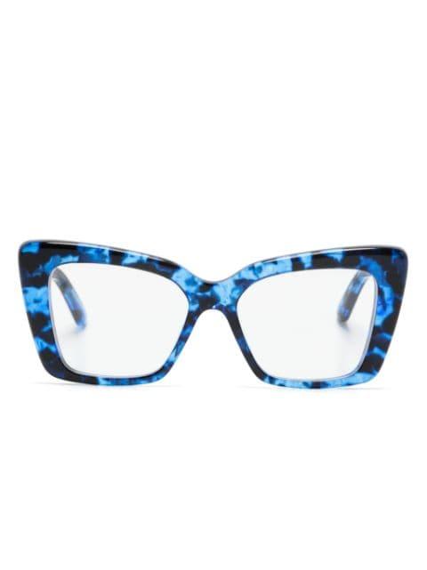 tortoiseshell cat-eye glasses by BALENCIAGA