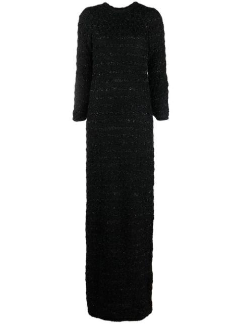 tweed button-back dress by BALENCIAGA