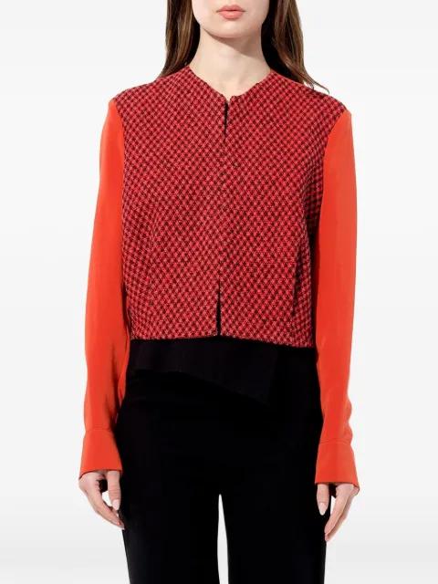 tweed panelled jacket by BALENCIAGA