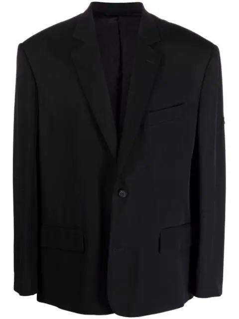 washed button-front jacket by BALENCIAGA
