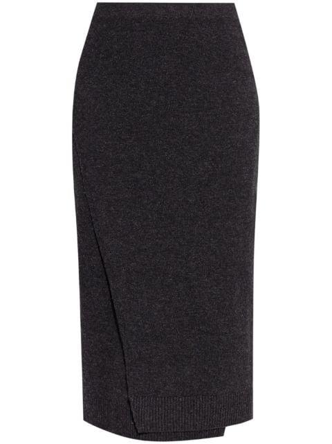 wrap knit skirt by BALENCIAGA