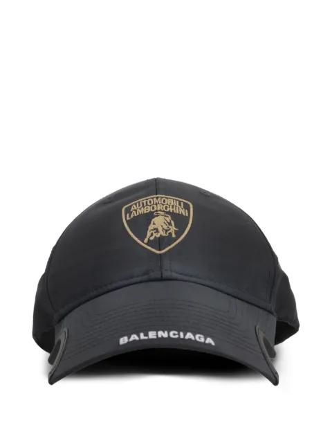 x Automobili Lamborghini logo-embroidery baseball cap by BALENCIAGA