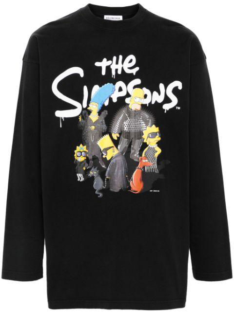 x The Simpsons graphic-print T-shirt by BALENCIAGA