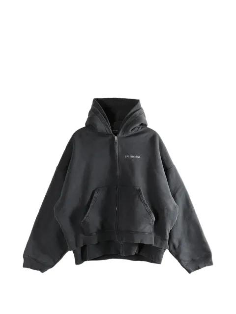 zip-fastening hoodie by BALENCIAGA