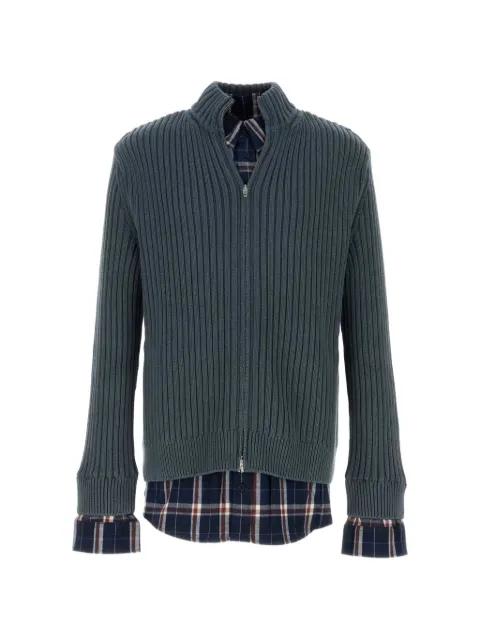 zip-fastening ribbed cardigan by BALENCIAGA