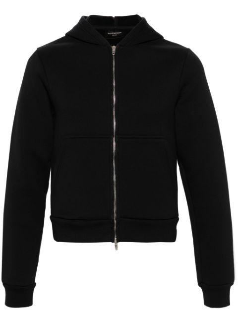 zip-up cotton hoodie by BALENCIAGA