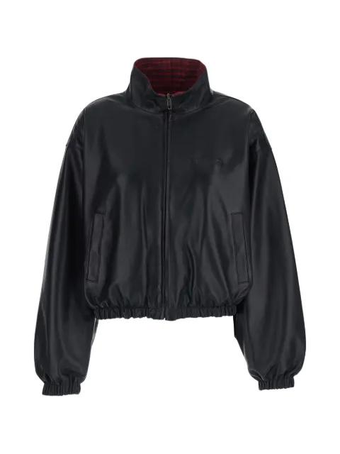 zip-up leather jacket by BALENCIAGA